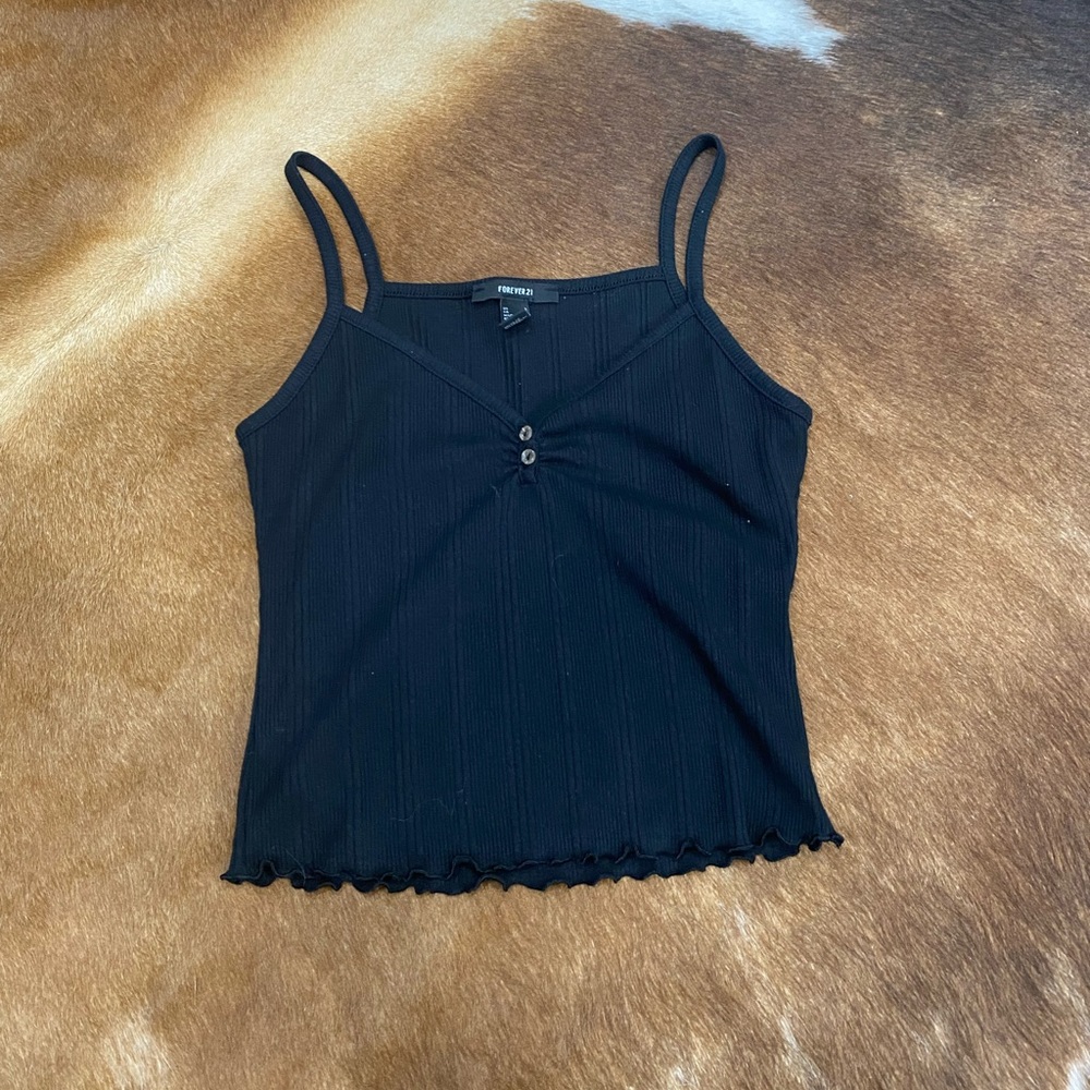 Forever 21 black tank top